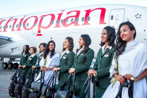 Ethiopian Airlines flight all-women crew